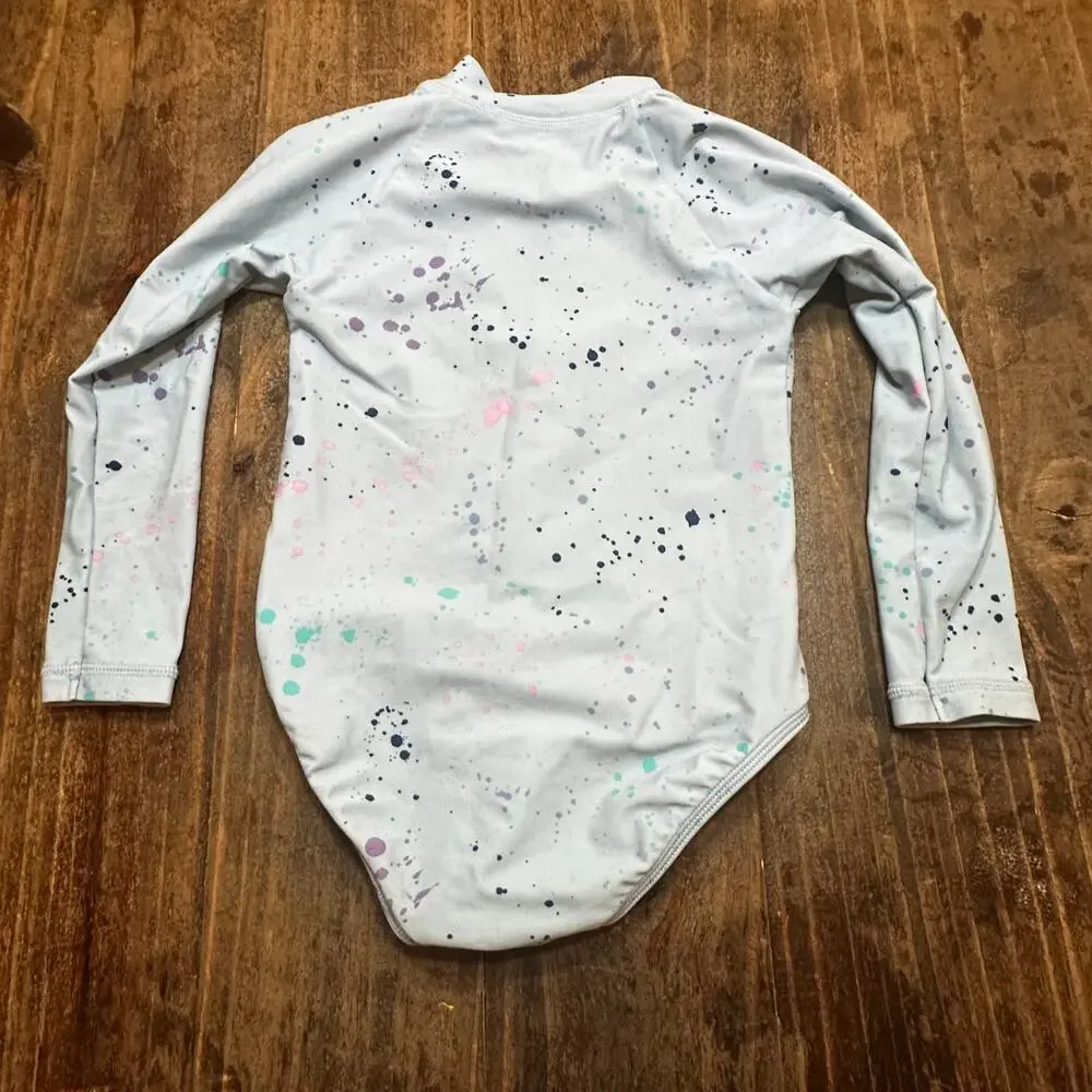 Crewcuts long sleeve rashguard sz 3 Girls UPF Swimsuit